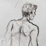 10 minute lifedrawings, charcoal