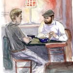 20 minute painting sketch from life, watercolor