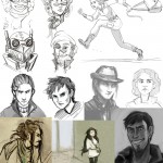 Human Character Sketches, Various Styles Page 2